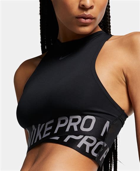 Nike Womens Pro Cropped Tank Top Macys Athletic Outfits Sporty Outfits Workout Attire