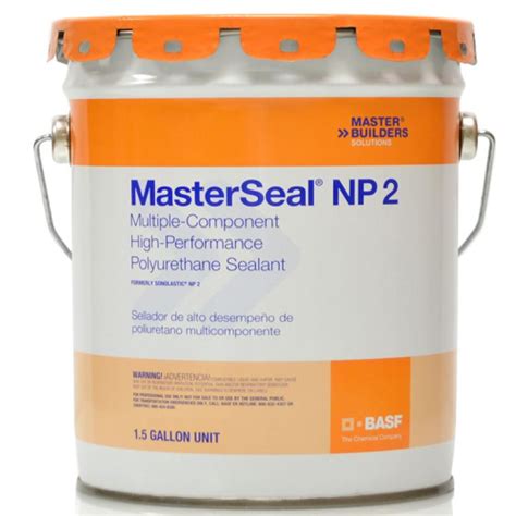 Masterseal Np2 Multi Component Polyurethane Sealant Limestone 15 Gallon