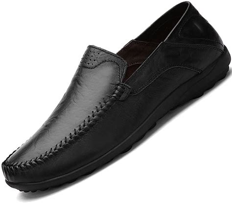 Go Tour Men S Premium Leather Slip On Loafers