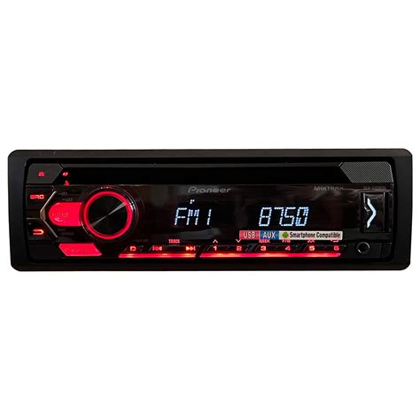 Pioneer DEH S1250UB Single DIN AUX USB AM FM Radio Stereo Car Audio CD