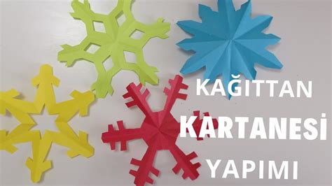 Ka Ttan Kar Tanesi Yap M How To Make Snowflakes Origami Diy