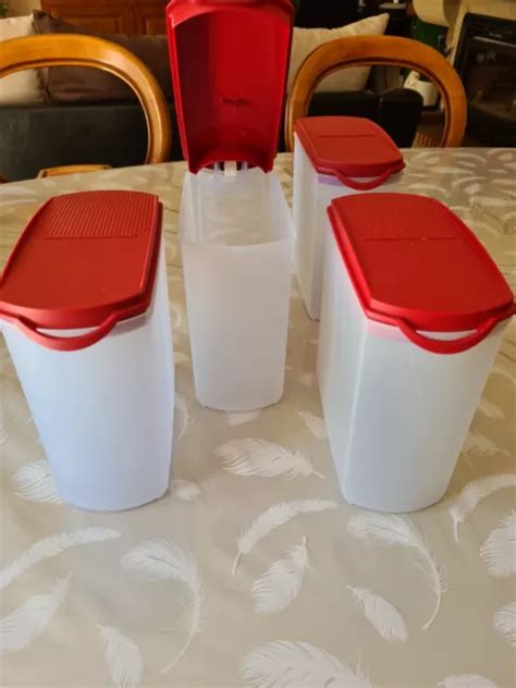 Lot 4 BoÎtes Modulaire De Conservation 1 L Tupperware Eur 2500