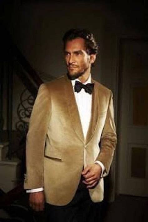 Men Golden Velvet Blazer Elegant Party Wear Prom Jacket Dinner Etsy