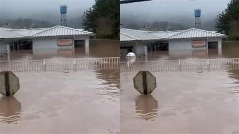 Hospital De Licant N Qued Completamente Inundado Tras Desborde Del R O