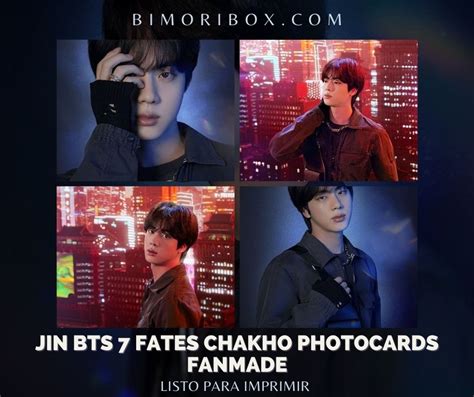 Jin Bts 7 Fates Chakho Photocards Fanmade