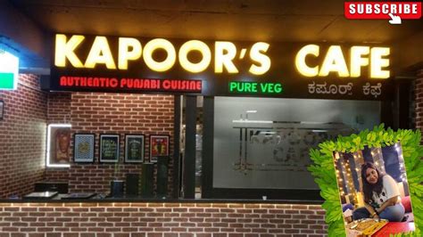 Kapoors Cafe Hrbr Layout Pure Vegetarian Punjabi Style