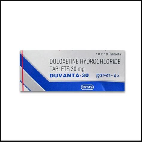 Duloxetine 30 Tablets Dulata Duzela Duvanta Duloxina Sun