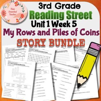 3rd Grade Reading Street Unit 1 Week 5 My Rows And Piles Of Coins