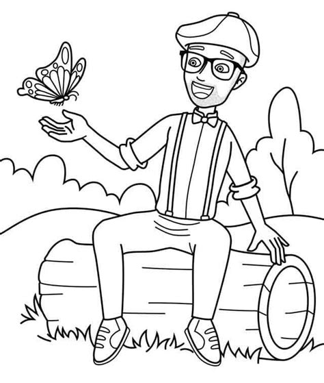 Desenhos De Blippi Para Colorir Pintar E Imprimir Colorironline