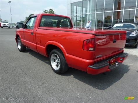 1999 Victory Red Chevrolet S10 Ls Regular Cab 34095846 Photo 3 Car Color