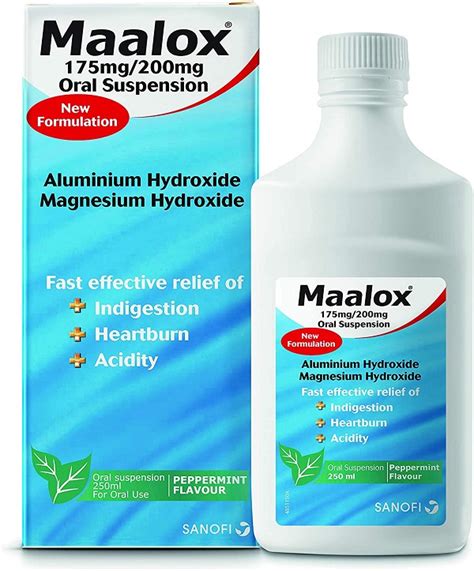 Maalox Plus Suspension 250ml Pharmacy Direct Kenya