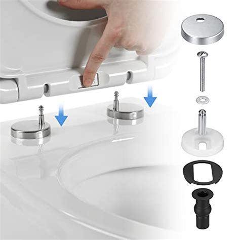 Toilet Seat Fittings 2 Packs Quick Release Toilet Seat Fixings 45mm