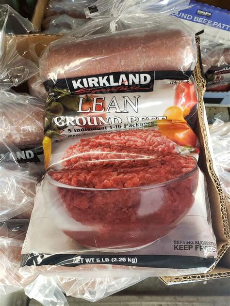 Kirkland Signature 91 Lean Ground Beef Frozen Eat With Emily