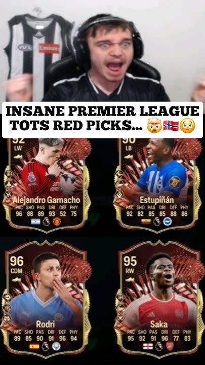 Insane Premier League Tots Red Picks 🤯🇳🇴😳 Eafc Eafc24 Ea Fc24 Tots Futchampions Shorts