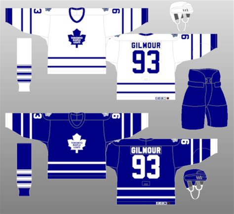 Toronto Maple Leafs 1992 97 The Unofficial NHL Uniform Database