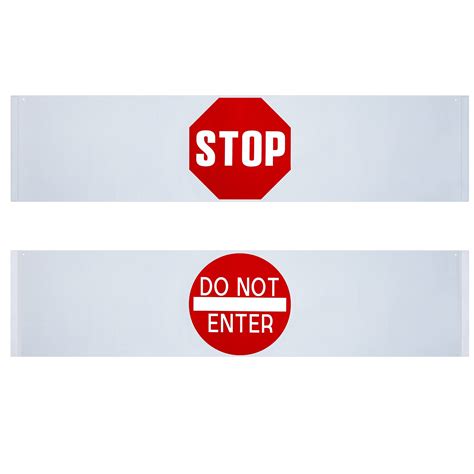 Buy Weysat Door Guard Safety Banner 50 x 12 Inch Door Guard Stop Sign