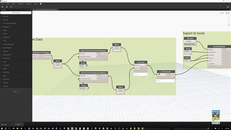 Dynamo Revit Room Names Numbers To And From Excel YouTube