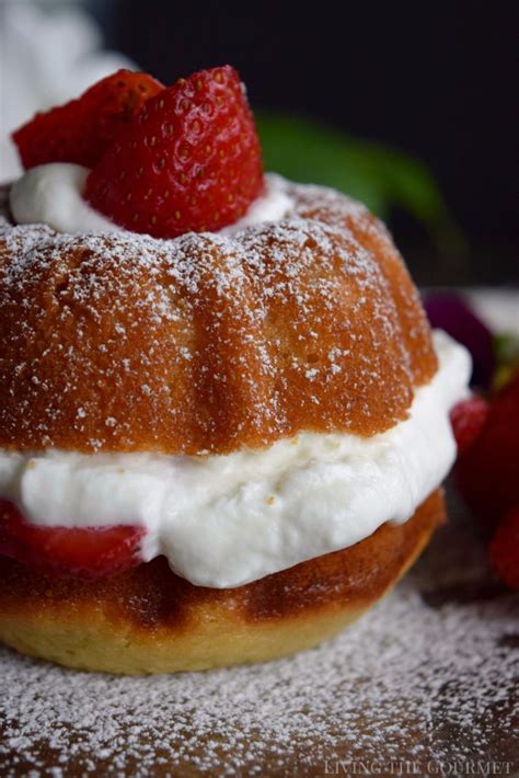 Strawberries And Cream Naked Bundt Cakes Bundtbakers Living The Gourmet