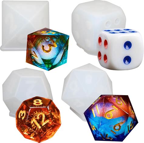 Amazon Pieces Extra Large Dice Resin Mold Dice Silicone Mold For