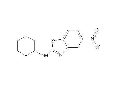 N Cyclohexyl Nitro Benzothiazol Amine C H N O S Density