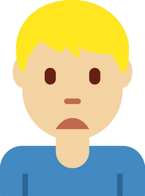 Man Frowning Medium Light Skin Tone Emoji Download For Free Iconduck