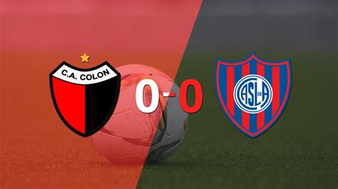 Sin Goles Colón Y San Lorenzo Igualaron El Partido Infobae