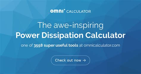 Power Dissipation Calculator