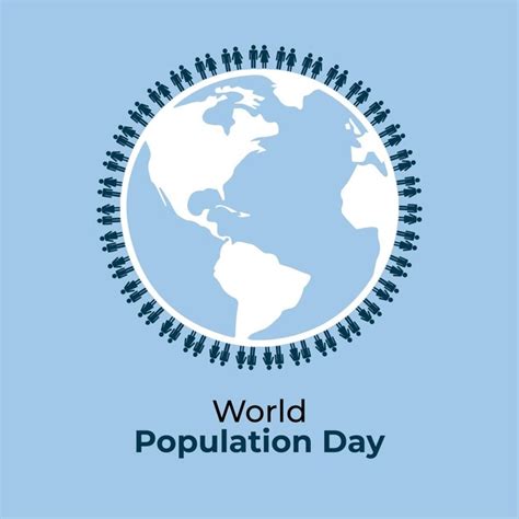 Premium Vector Simple Vector World Population Day