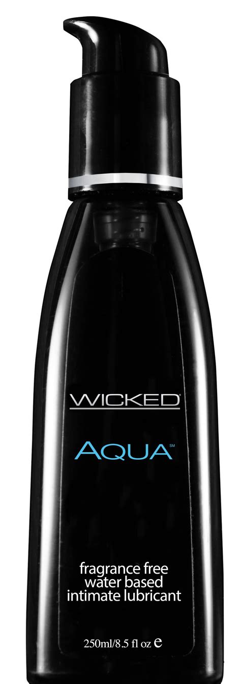 Wicked Aqua Fragrance Free Water-Based Lubricant - 8.5 Fl. Oz. / 250 ml ...