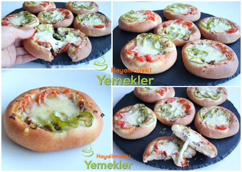 Mini Pizza Tarifi Resimli Yemek Tarifleri Hayalimdeki Yemekler