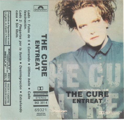 The Cure Entreat 1991 Dolby System Cassette Discogs