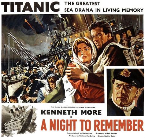 A Night To Remember 1958 A Night To Remember Titanic Movie