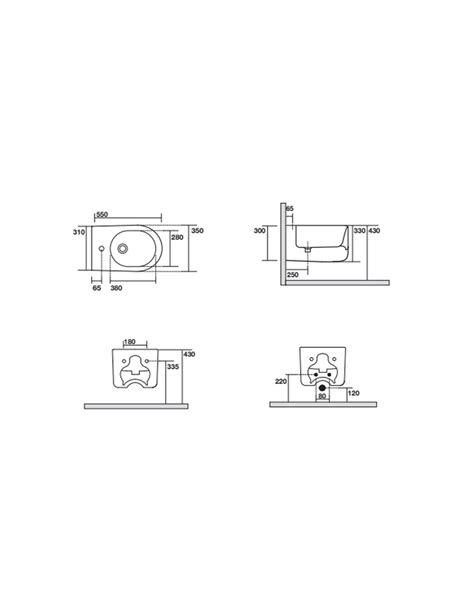 Kerasan Nolita Bidet Sospeso Quaranta Ceramiche