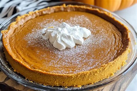 Weight Watchers Zero Point Crustless Pumpkin Pie Home Baking Blog