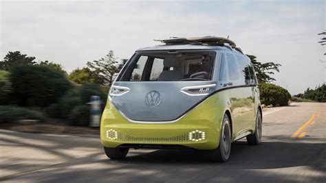 The legendary Volkswagen Kombi gets futuristic, high-tech, all-electric ...