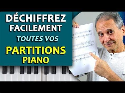 Comment déchiffrer et lire facilement une partition musicale de piano