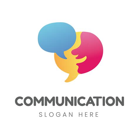 Communication Logo Design Template Vector 14002164 Vector Art At Vecteezy