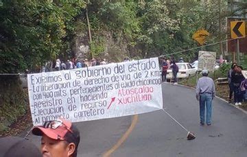 Ahora En Tlanchinol Pobladores Bloquean La M Xico Tampico