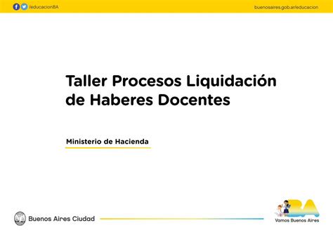 PDF Taller Procesos Liquidación de Haberes Docentes Lectura del