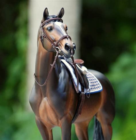 Drastic Custom Model Horse Resin Breyer Peter Stone Bay Brown English