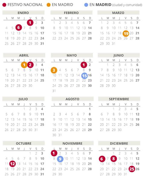 Calendario Laboral 2024 Ayuntamiento Madrid Image To U