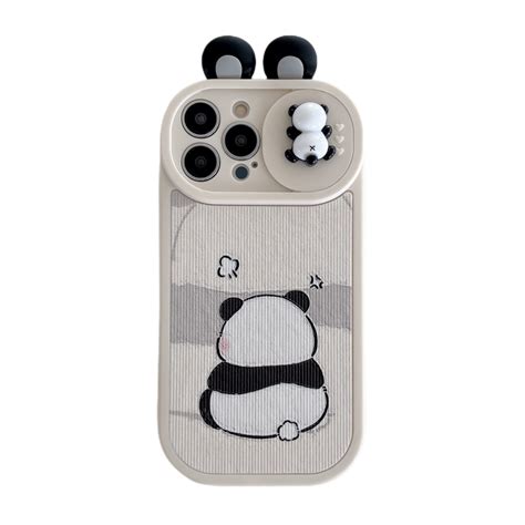 Sroof Case For Iphone 11 12 13 14 15 Pro Max Fashion Simple Cute Animal