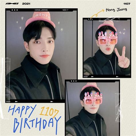 Ateez On Twitter Kim Hongjoong Happy Birthday Me Happy Brithday