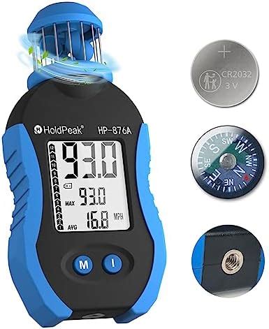 Holdpeak Hp A Digital Anemometer Handheld Wind Speed Meter For