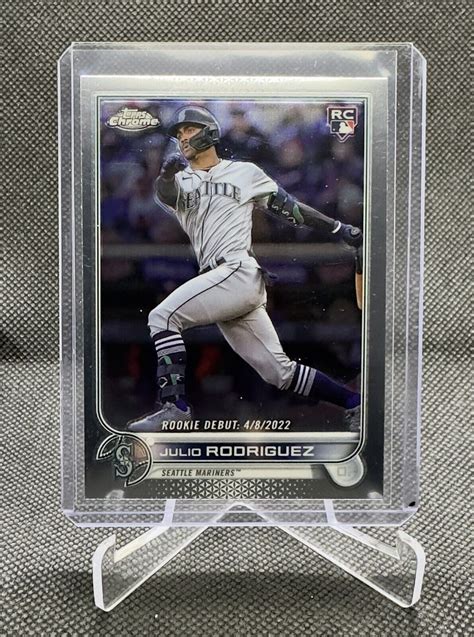 Julio Rodriguez 2022 Topps Chrome Update Series Rookie Debut Usc165 Ebay