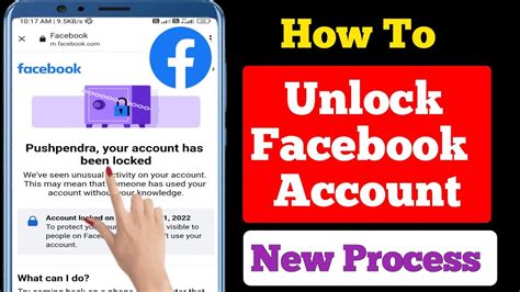 How To Unlock Facebook Account New Process Fix Your Account