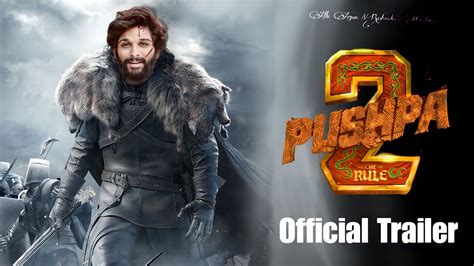 Pushpa Official Trailer Hindi Allu Arjun Rashmika Mandanna