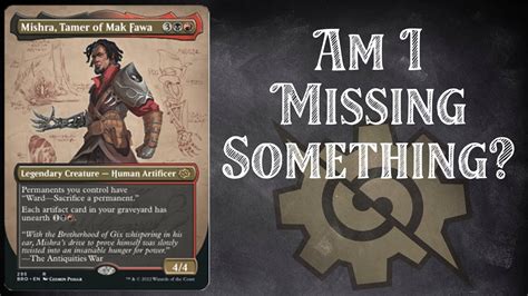 Mishra Tamer Of Mak Fawa The Brother S War Magic The Gathering