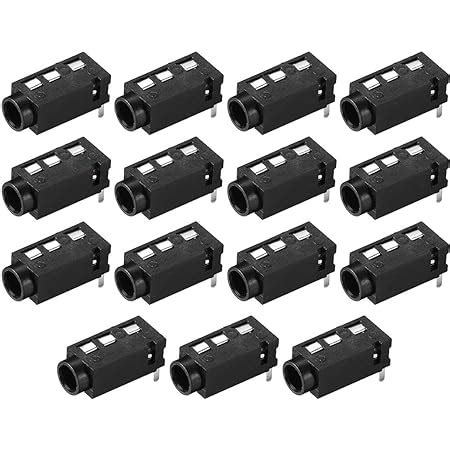 Amazon Uxcell 10 Pcs PCB Panel Mount 4 Pin 1 8 3 5mm Female