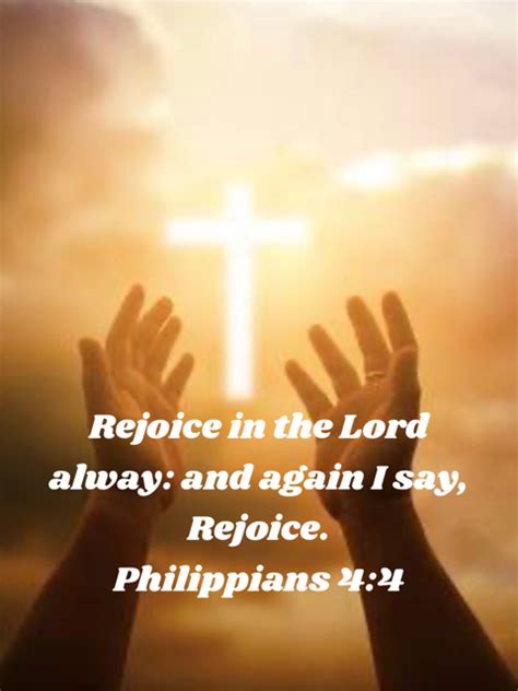 Philippians 4 4 Rejoice In The Lord Alway And Again I Say Rejoice King